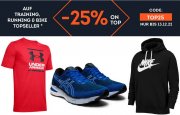 25% Extra-Rabatt On Top auf Running, Training und Radsport Topseller bei SportScheck