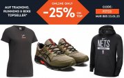 25% Extra-Rabatt On Top auf Training, Running und Bike Topseller bei SportScheck