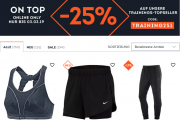 25% Extra-Rabatt On Top auf Trainings-Topseller im SportScheck Shop