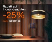 25% Rabatt auf alle Indoor Leuchten im Ledvance Shop