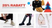 25% Rabatt auf alle Schuhe und Taschen f&uuml;r Damen und Herren bei Mirapodo