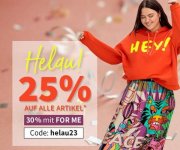 25% Rabatt auf ALLES inkl. bereits reduzierter Sale-Artikel bei Sheego