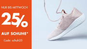 25% Rabatt auf ausgesuchte Schuhe f&uuml;r Damen, Herren und Kinder bei Galeria Karstadt Kaufhof