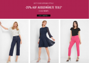 25% Rabatt auf ausgew&auml;hlte Fr&uuml;hlings-Styles im Orsay Shop