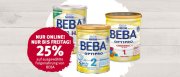 25% Rabatt auf BEBA Folgenahrung online bei Rossmann