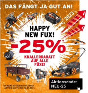 25% Rabatt auf das komplette Sortiment bei Fuxtec