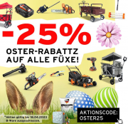 25% Rabatt auf das komplette Sortiment bei Fuxtec