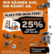 25% Rabatt auf das komplette Sortiment bei Fuxtec