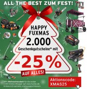 25% Rabatt auf das komplette Sortiment bei Fuxtec