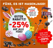 25% Rabatt auf das komplette Sortiment bei Fuxtec