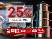 25% Rabatt auf fast alle T&ouml;pfe & Pfannen bei Zurbr&uuml;ggen