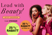 25% Rabatt auf fast Alles und 35% Rabatt auf Make-Up im Parfuemerie Shop