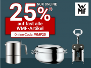 25% Rabatt auf fast alles von WMF bei Zurbr&uuml;ggen