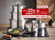 25% Rabatt auf fast alles von Zwilling bei Zurbr&uuml;ggen