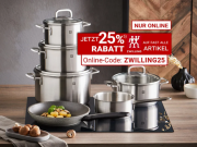 25% Rabatt auf fast alles von Zwilling bei Zurbr&uuml;ggen