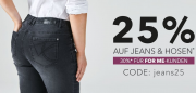 25% Rabatt auf Jeans & Hosen im Sheego Shop