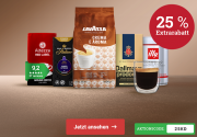 25% Rabatt auf Kaffeebohnen, Filterkaffee, Kapseln und Pads von verschiedenen Marken bei Cafori