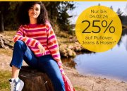 25% Rabatt auf Pullover, Jeans und Hosen f&uuml;r Damen bei Baur