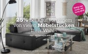 25% Rabattgutschein auf M&ouml;bel im M&ouml;max Shop und Filiale