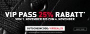 25% VIP-Rabatt auf das komplette Sortiment