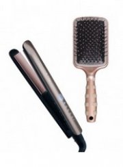 Remington S8590 Keratin Therapy Haargl&auml;tter Gl&auml;tteisen inkl. B95P Keratin Therapy Paddelb&uuml;rste
