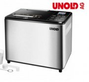 Unold 68425 Backmeister Kompakt Plus Brotbackautomat in Edelstahl-Schwarz