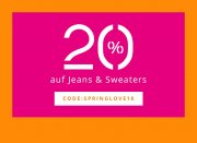 20% auf Jeans u. Sweaters bei Esprit 