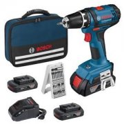 Bosch Akku-Bohrschrauber 18-2-Li + Tasche und Bitset nur &euro; 125,95