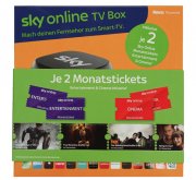 Sky Online TV Box + 2 Monatstickets nur 16,99&euro;