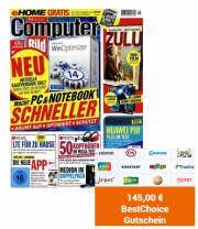 26 Ausgaben ComputerBild+DVD f&uuml;r 136,50&euro; + 100 BestChoice Gutschein oder 90&euro; Barscheck