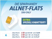 Sparhandy Allnet Flats schon ab 9,99&euro; *HOT