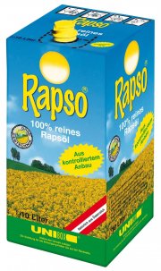 Rapso 100 prozent Reines Raps&ouml;l, 1er Pack (1 x 10 l) 22,90