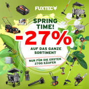 27% Rabatt auf das komplette Sortiment bei Fuxtec