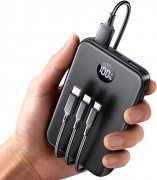 27000mAh Powerbank mit 3-in-1 Kabel f&uuml;r nur 22,98&euro;