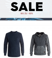 50 % Sale bei Quiksilver + 20 % Rabatt zus&auml;tzlich