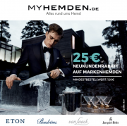 25 &euro; Rabatt auf Markenhemden Eterna, Seidensticker uvm. + 60 % Rabatt im Sale