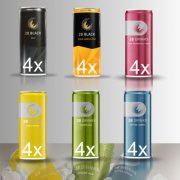 28 Black Mix &ndash; 24er Tray(Acai, Tonic, Water, Pink etc.) inkl. 6&euro; Pfand f&uuml;r 23,40&euro; inkl. Versand