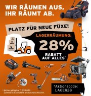 28% Rabatt auf das komplette Sortiment bei Fuxtec