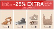 25% Rabatt auf reduzierte Artikel bei Mirapodo
