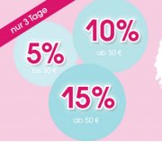 Bis zu 15% Rabatt auf Mode bei Baby-Markt