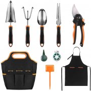 29 in 1 Edelstahl Gartenwerkzeug Set mit Handtasche
