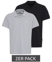2er Pack BLEND Herren Poloshirts aus Baumwolle