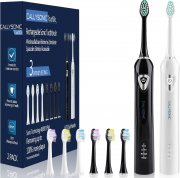 2er Pack CallySonic Elektrische Zahnb&uuml;rsten mit 3 Putzprogrammen inkl. 8 Aufsteckb&uuml;rsten