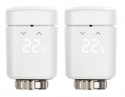 2er Pack Eve Thermo Heizk&ouml;rper-Thermostat mit Display, Touchbedienfeld und Sprachsteuerung