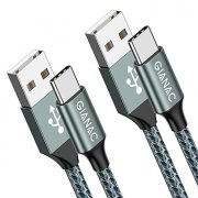 2er-Pack GIANAC USB-C Kabel (2m) f&uuml;r nur 4,89&euro;