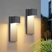 2er-Pack K-Bright LED Au&szlig;enlampen (16W, Anthrazit) f&uuml;r nur 41,99&euro;
