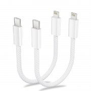 2er Pack kurze USB-C auf Lightning Kabel (0.3m) f&uuml;r 3,99&euro;