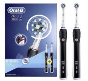 2er Pack Oral-B Pro 2 2900 Cross Action Zahnb&uuml;rste f&uuml;r 65&euro; (statt 76&euro;)