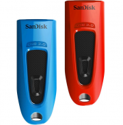 2er Pack SanDisk Ultra USB 3.0 Sticks mit je 64 GB inkl. SecureAccess Passwortschutz Software