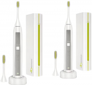 2er Pack Silk'n Toothwave elektrische Zahnb&uuml;rste mit Reiseetui